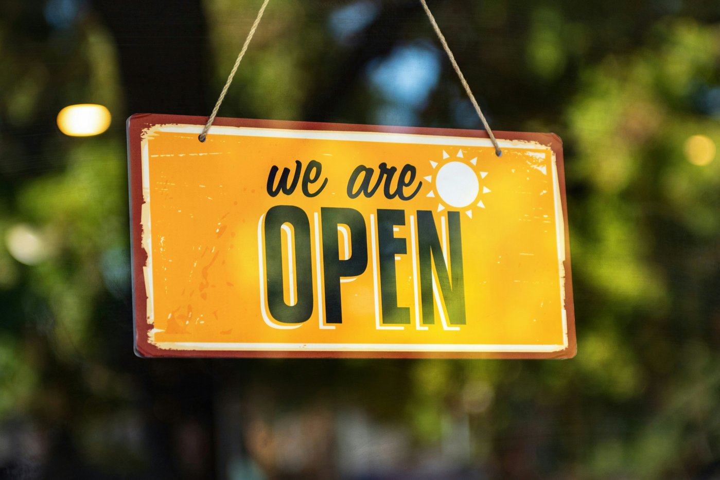A small business storefront visible on a map with a pushpin marker, representing a local business that shows up in search results.